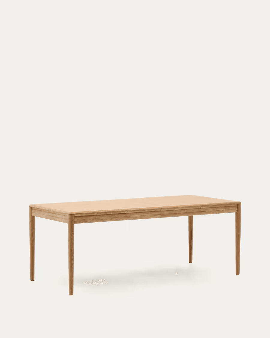 Japandi Wooden Extendable Table