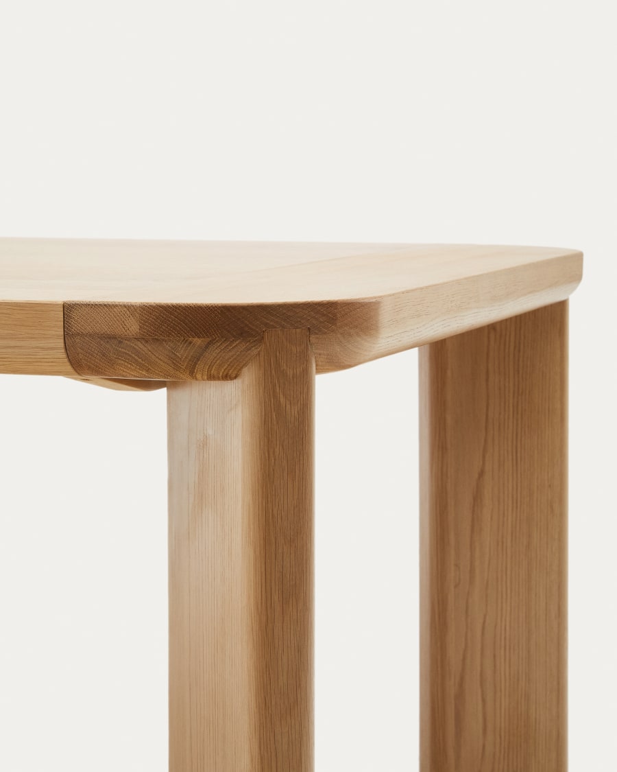 Solid Wood Japandi Extendable Table