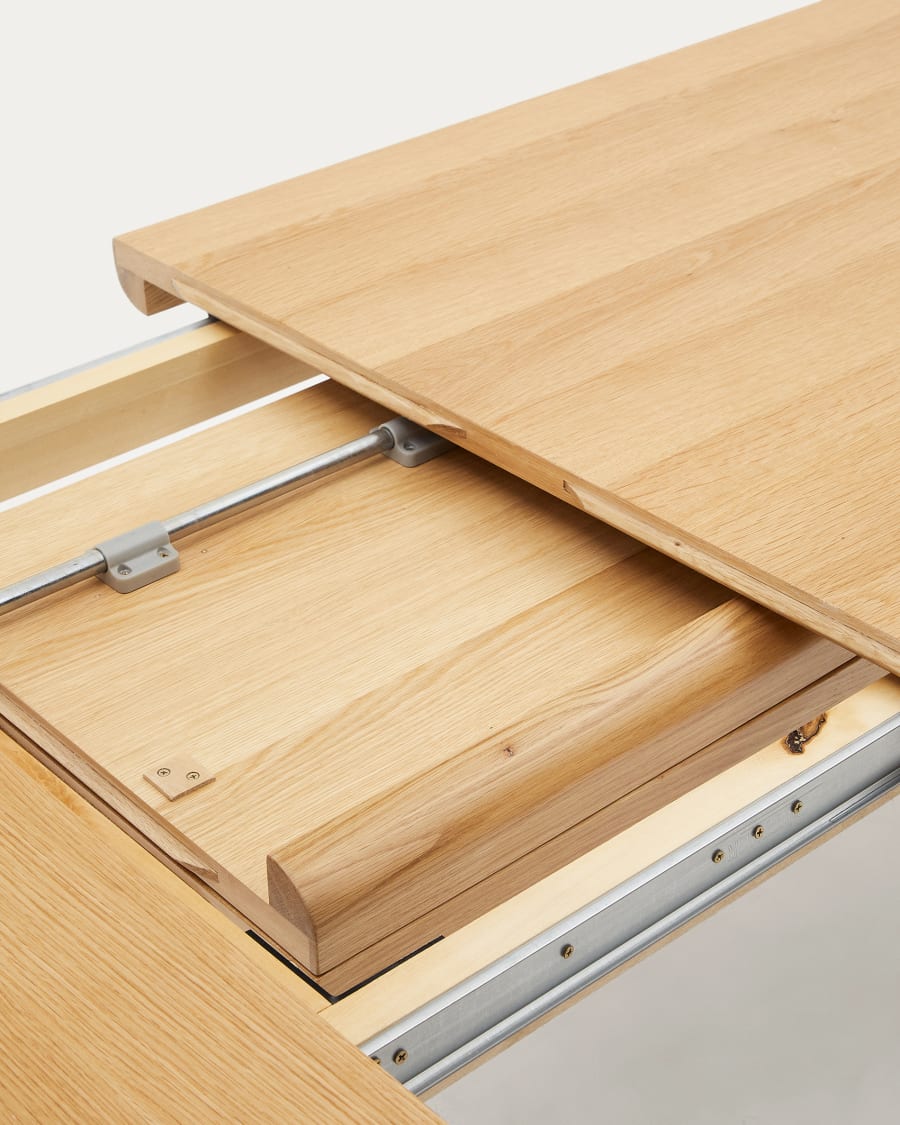 Solid Wood Japandi Extendable Table