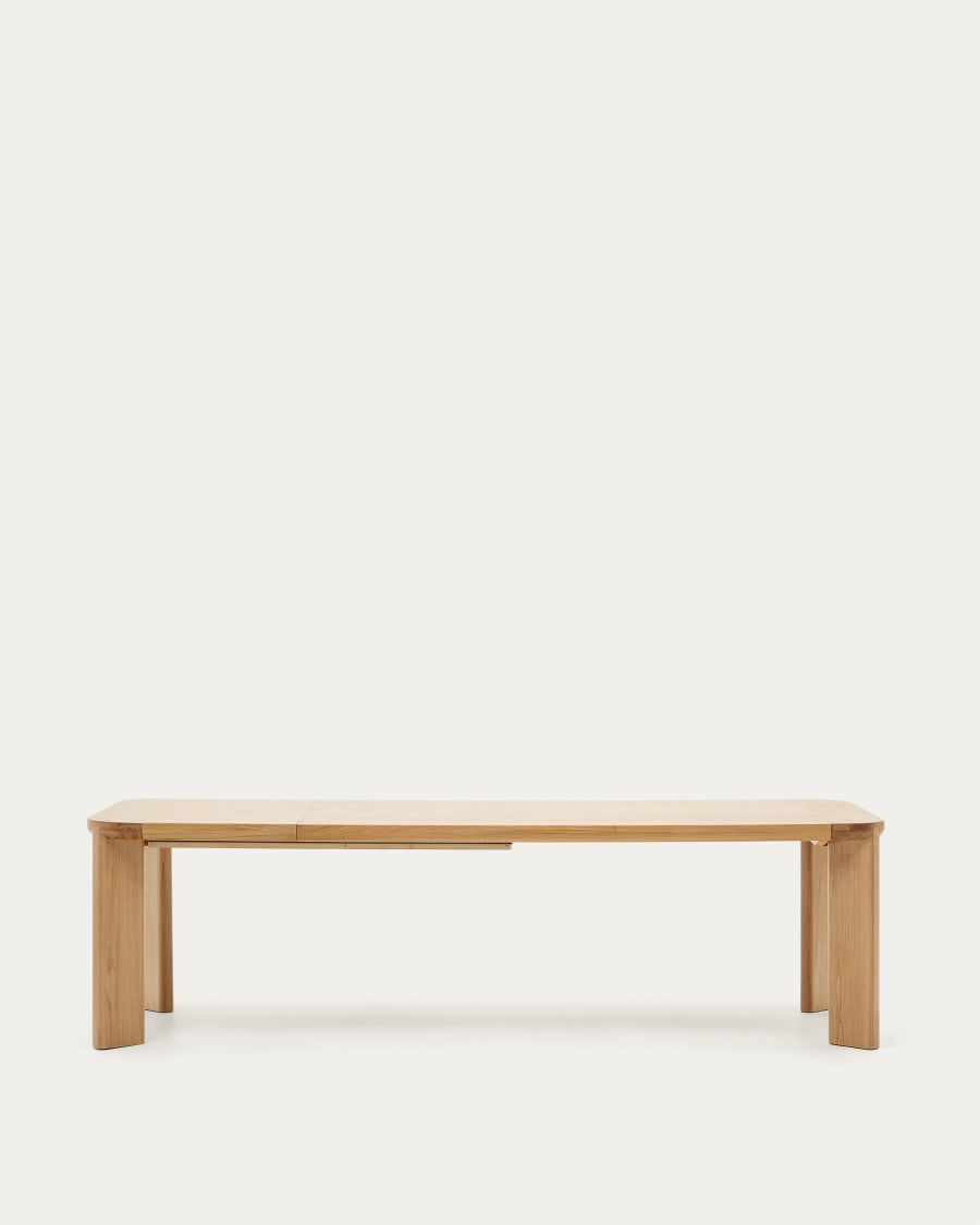 Solid Wood Japandi Extendable Table