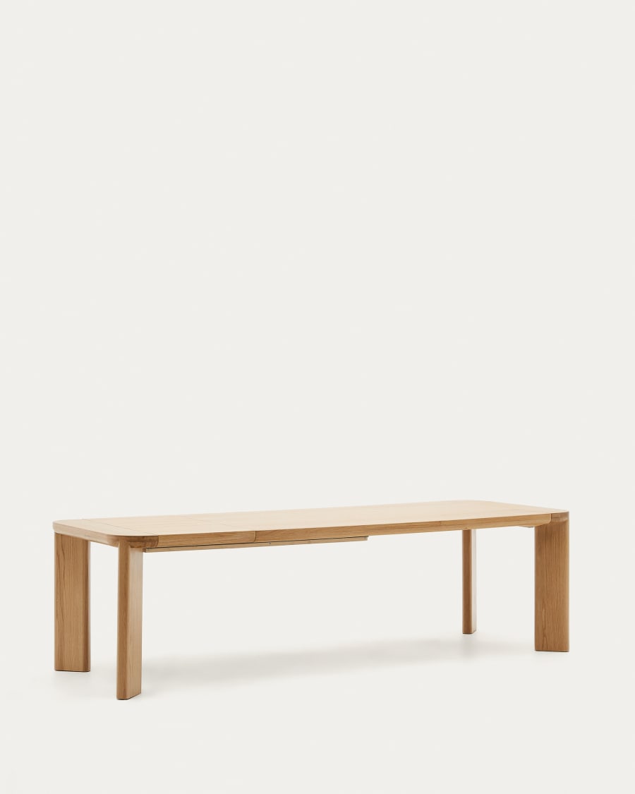 Solid Wood Japandi Extendable Table