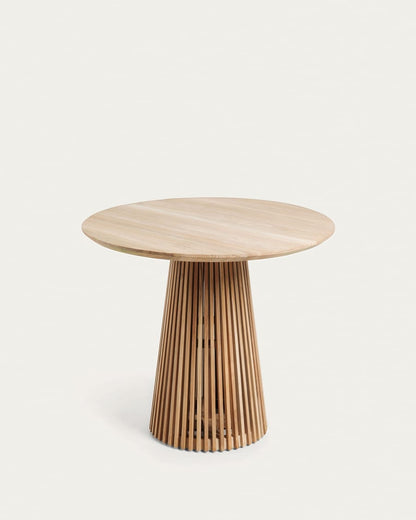 Round Japandi Teak Table