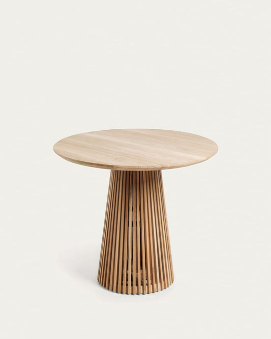 Round Japandi Teak Table