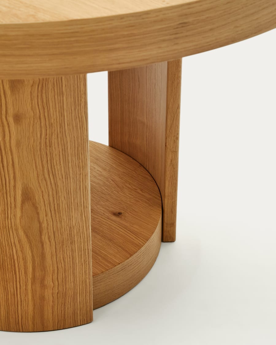 Japandi Round Extendable Table