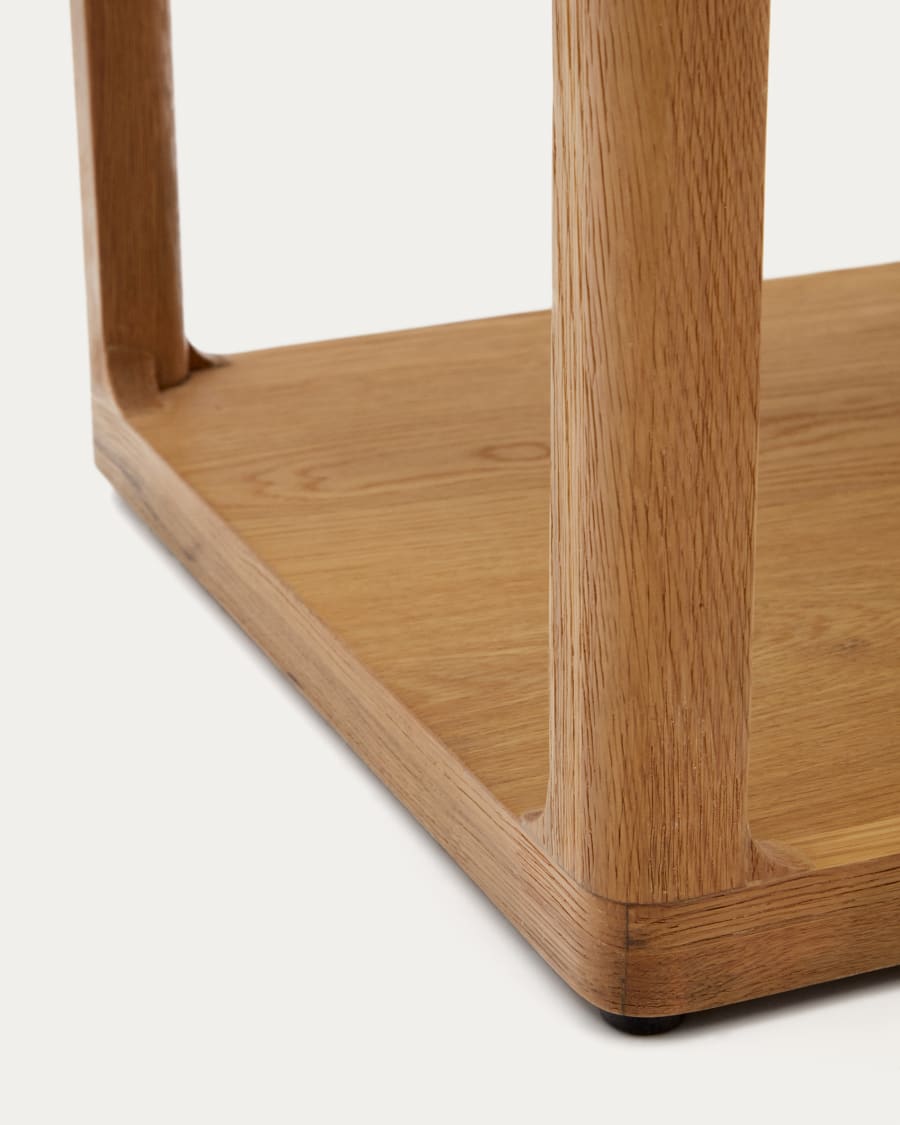 Japandi Square Side Table