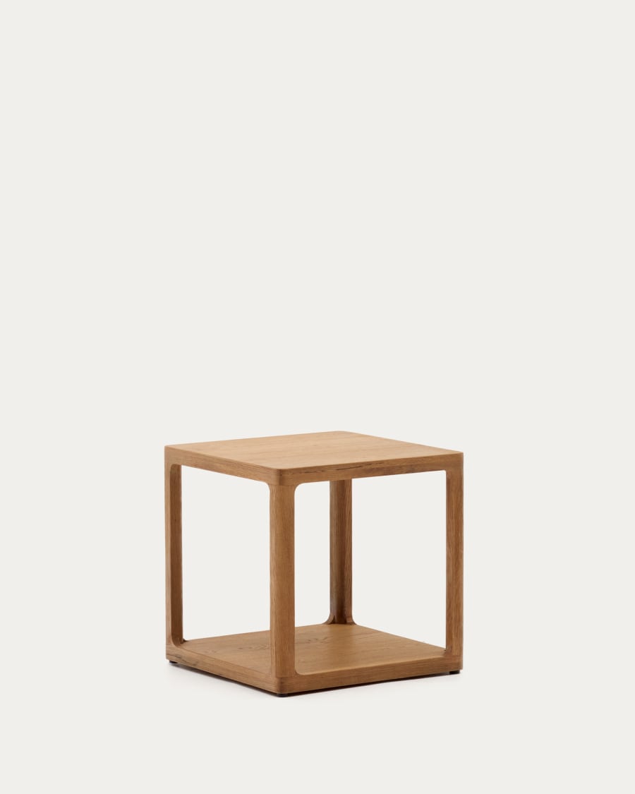 Japandi Square Side Table