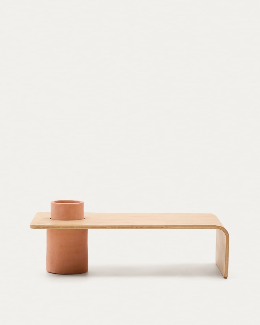 Japandi Terracotta Coffee Table