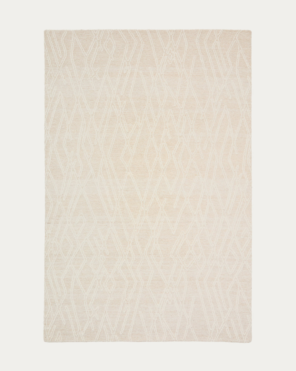 Japandi Berber Rug in handmade wool