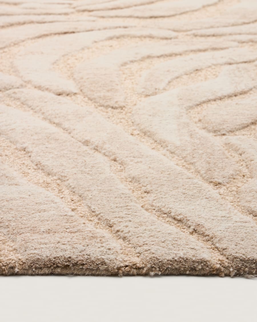 Zebra Wool Japandi Rug