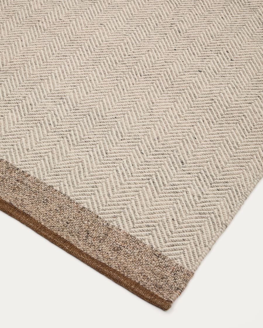 Japandi Herringbone Rug