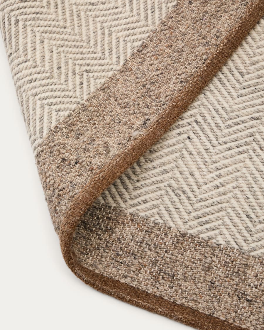 Japandi Herringbone Rug