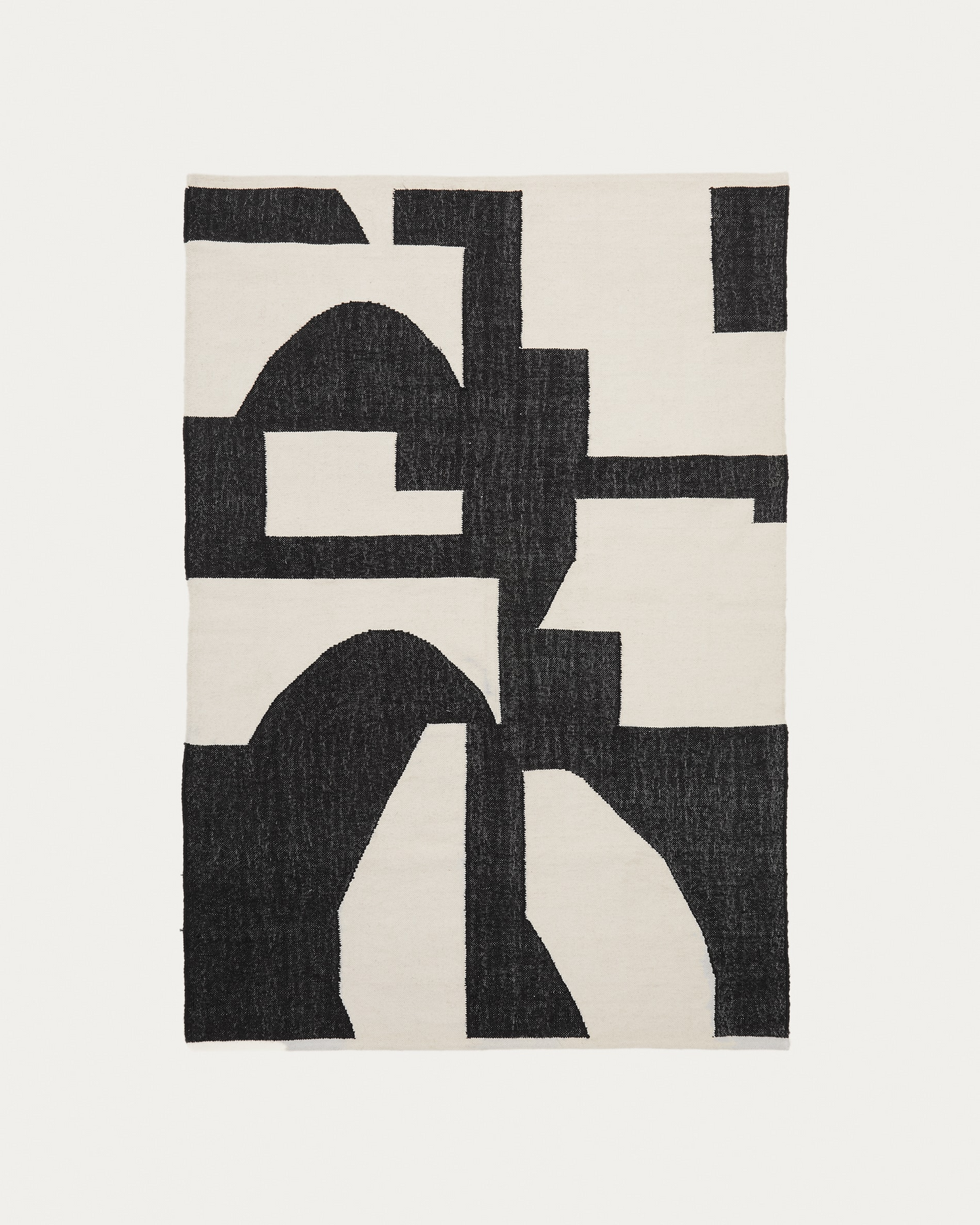 Black and White Japandi Rug