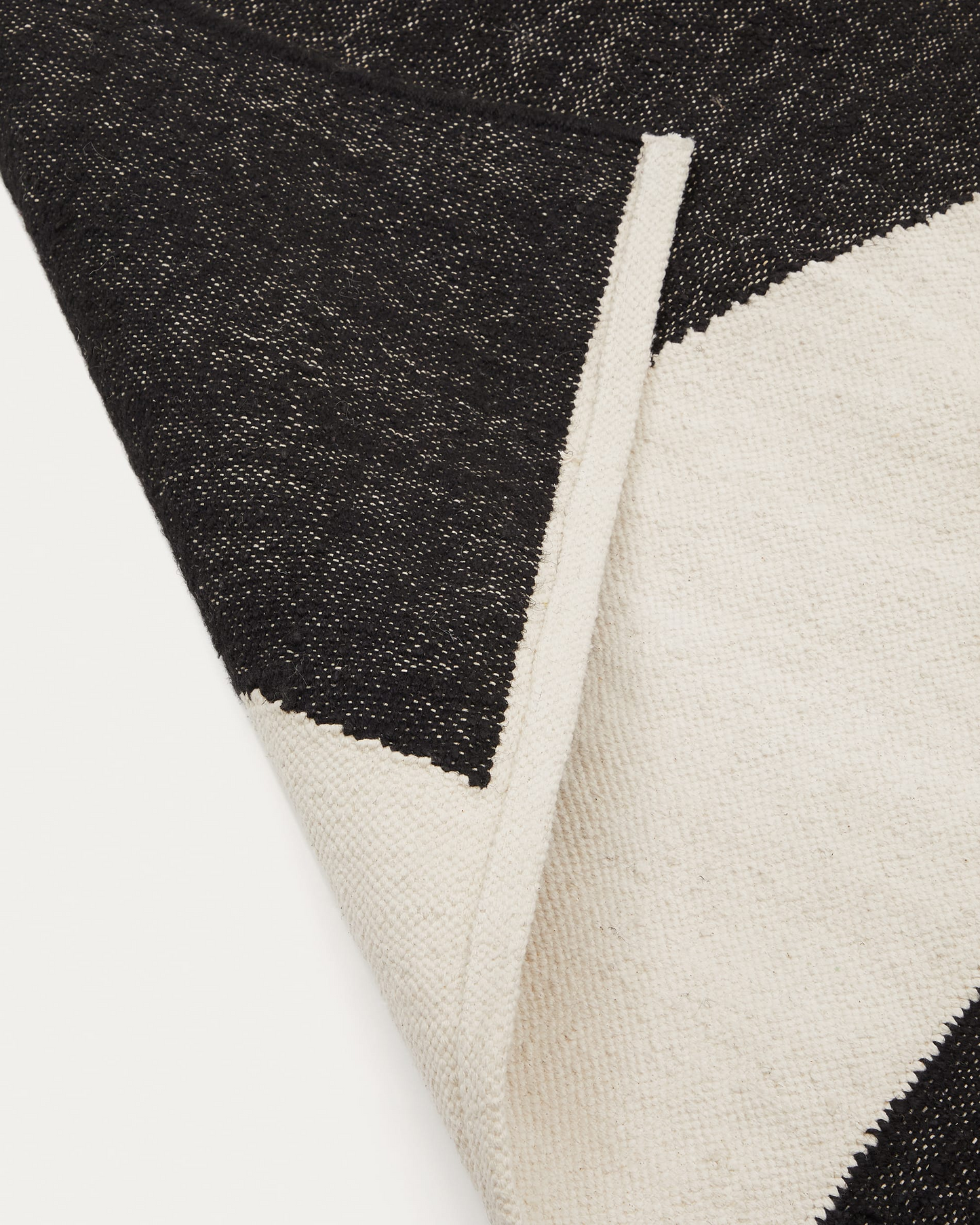 Black and White Japandi Rug