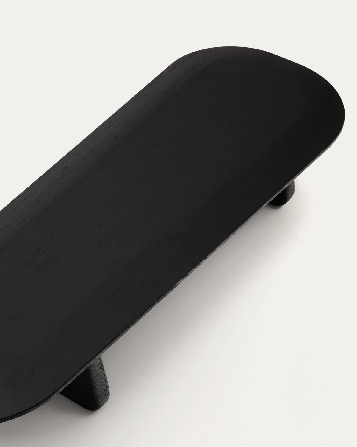 Black Organic Japandi Coffee Table