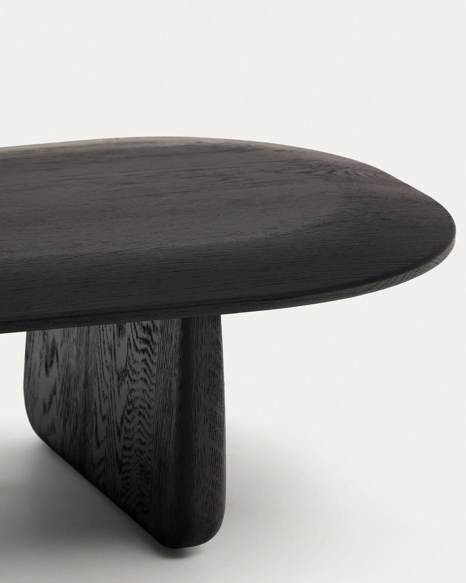 Black Organic Japandi Coffee Table
