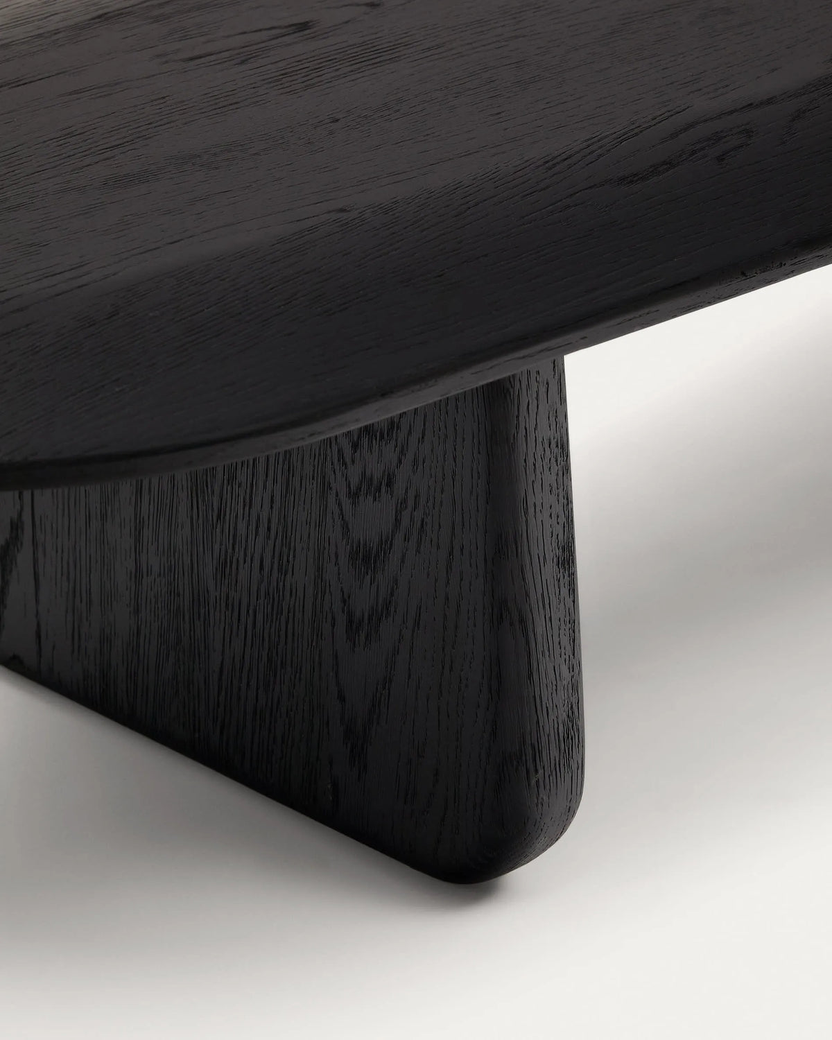 Black Organic Japandi Coffee Table