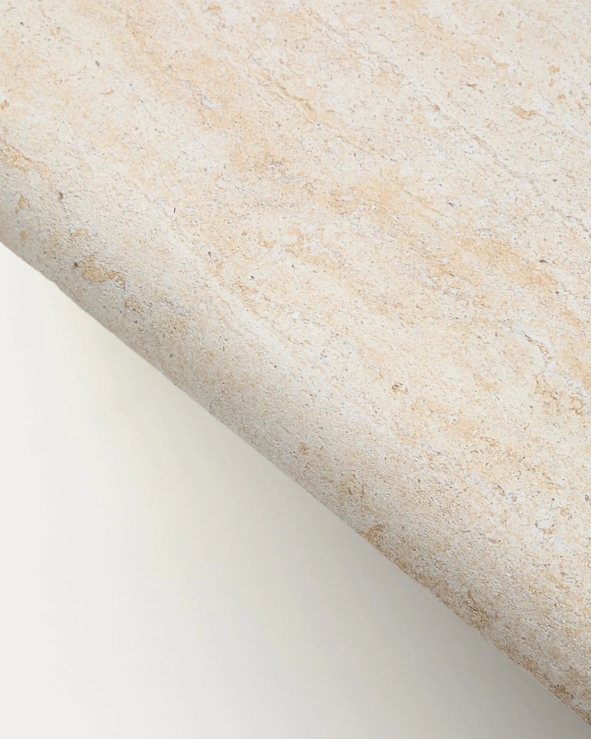 Travertine Rectangular Japandi Coffee Table