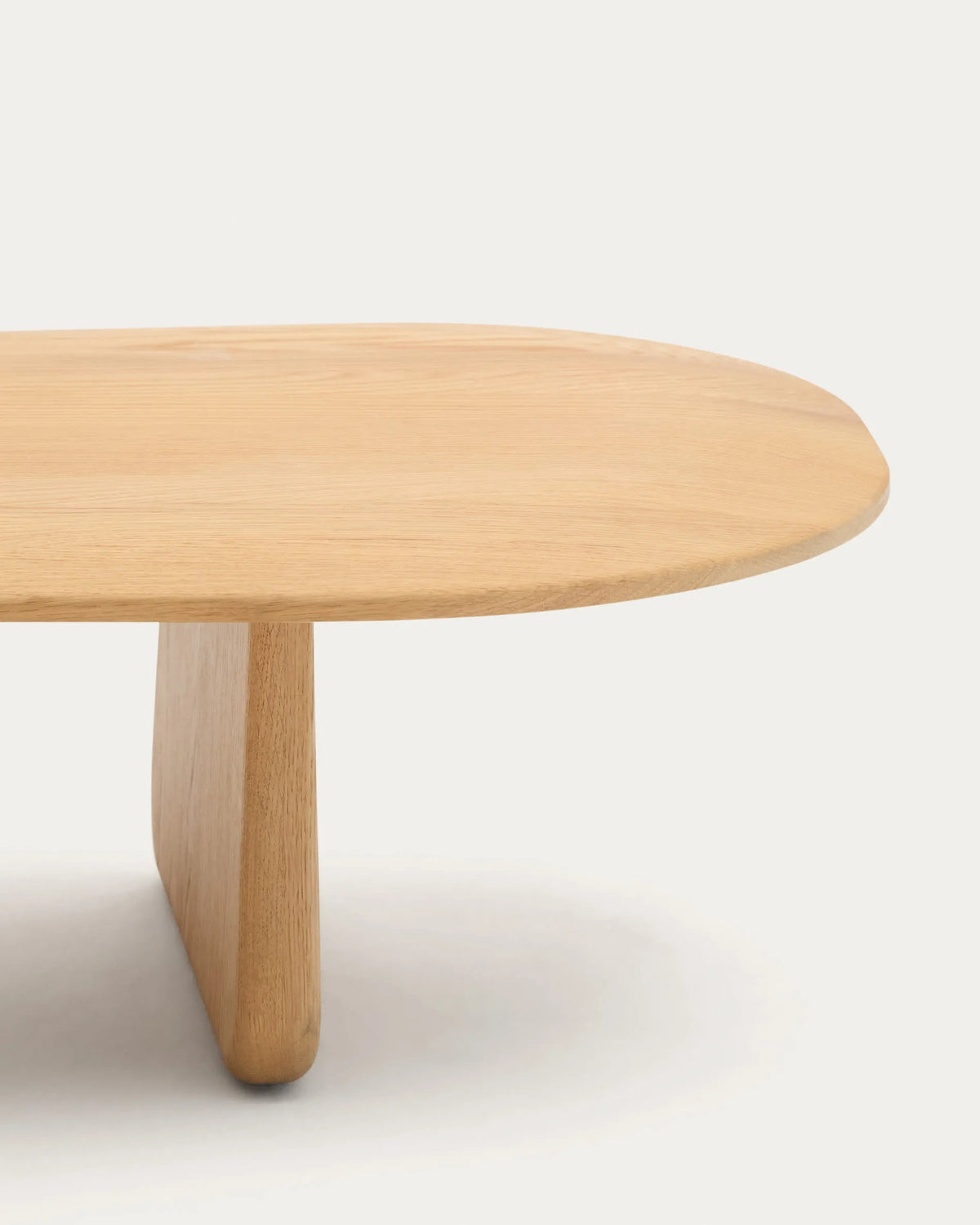 Light Wood Organic Japandi Coffee Table