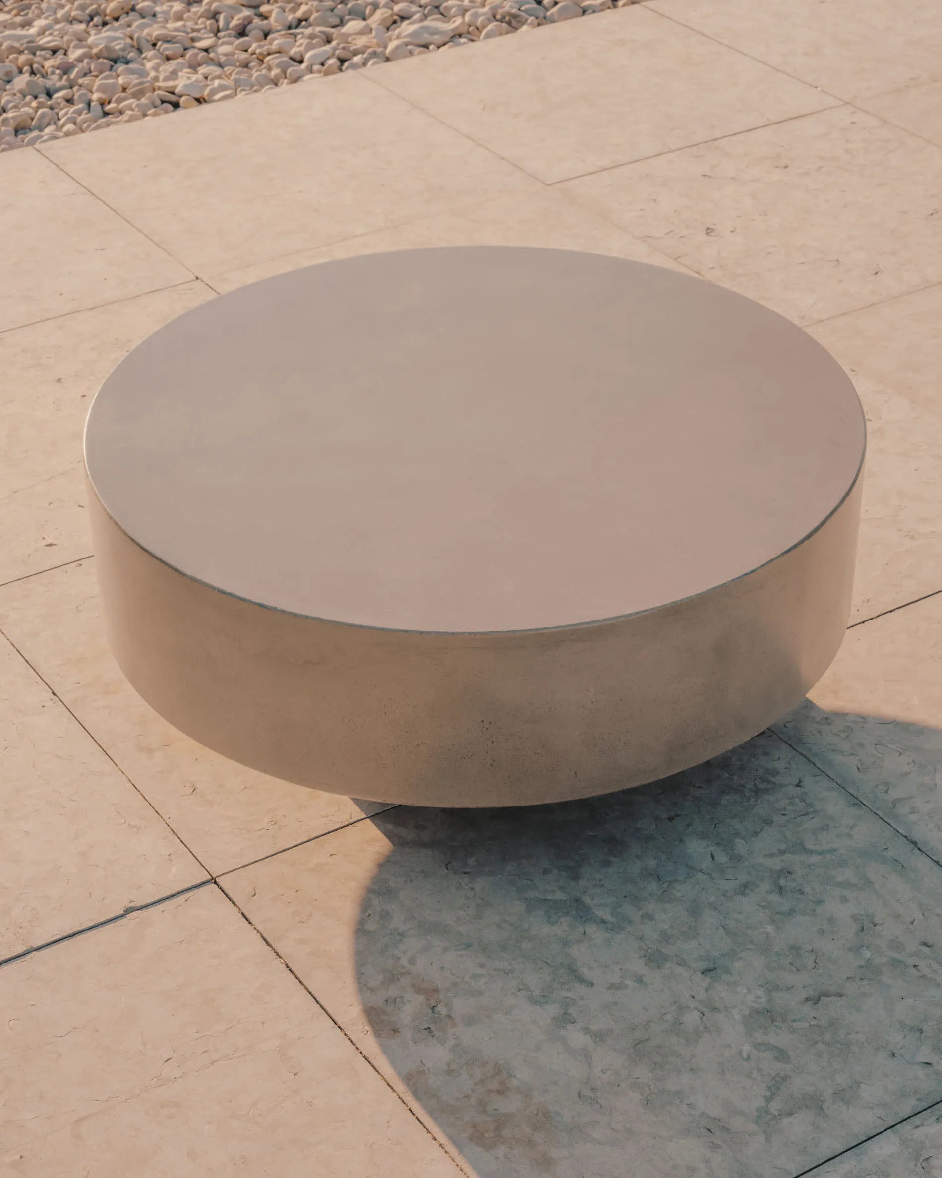 Cement Japandi Coffee Table