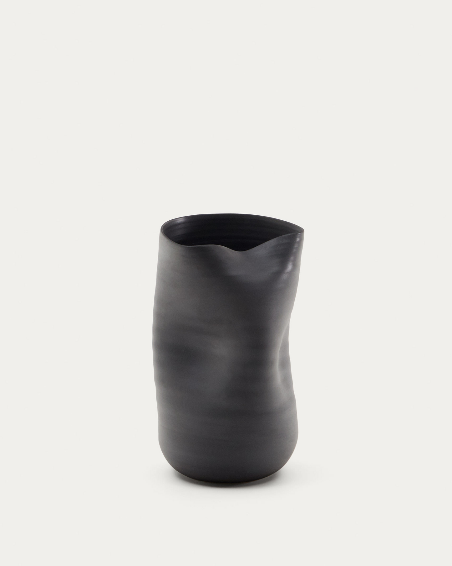 Black Ceramic Japandi Vase