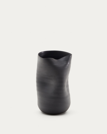 Black Ceramic Japandi Vase