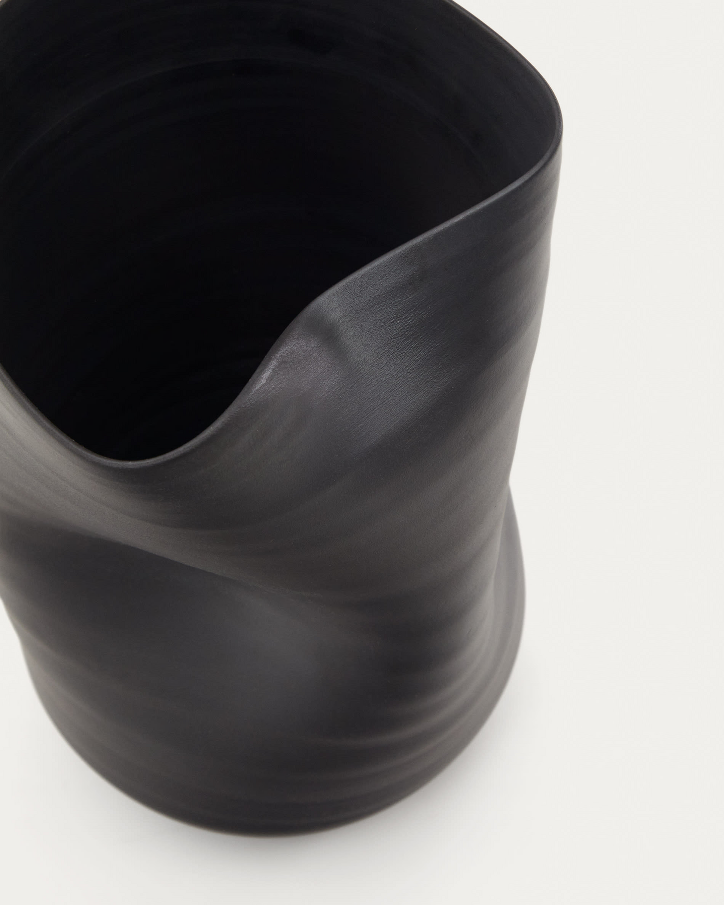 Black Ceramic Japandi Vase