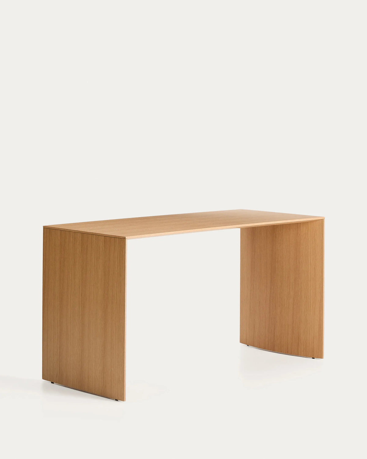 Light Wood Japandi Desk in oak veneer