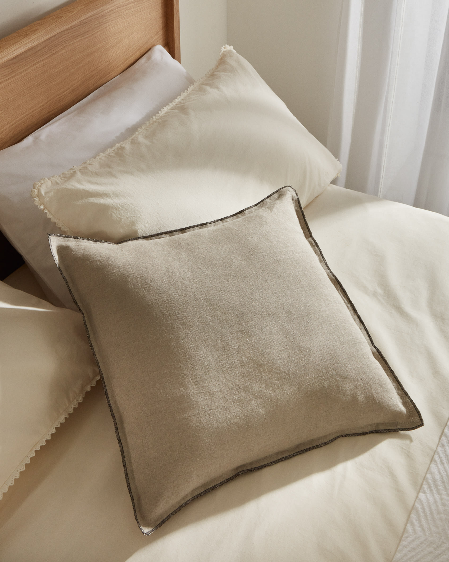 Japandi Linen Cushion Cover