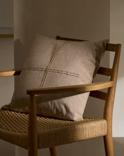 Beige Japandi Cushion Cover